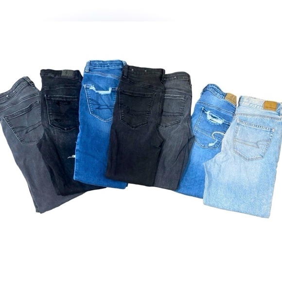 AMERICAN EAGLE Jeans Bundle 7 Size 2/4 - Picture 11 of 11